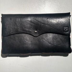 BILLY KIRK LEVI'S BLACK LEATHER BAG